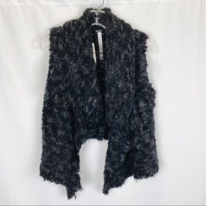 Kensie Fuzzy Waterfall Vest